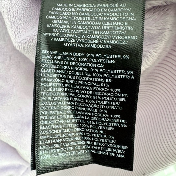 New The North Face Shelbe Raschel Bomber Jacket WindWall Winter Coat Lavender M - Picture 6 of 7